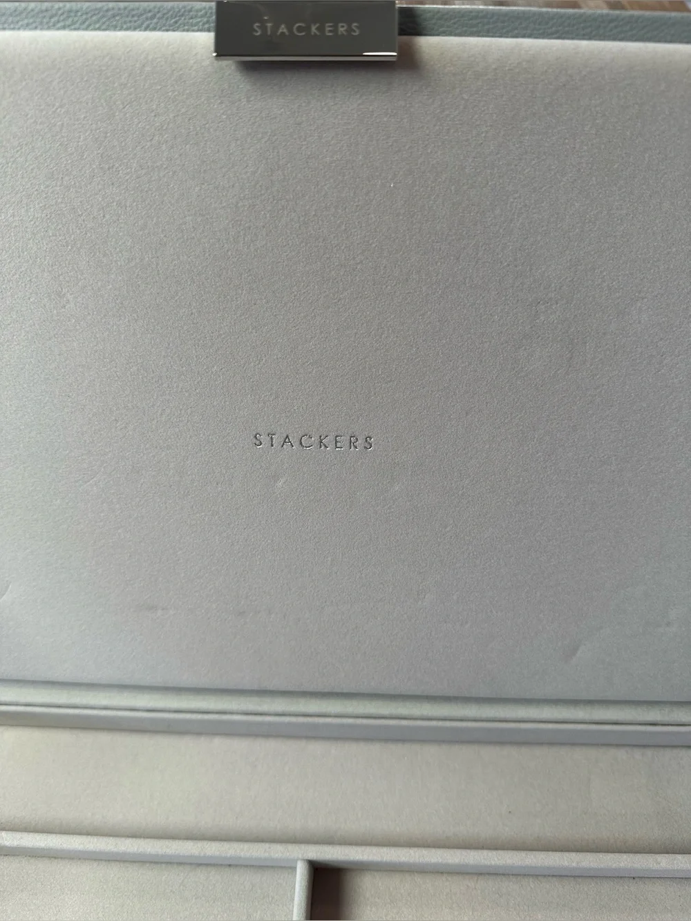 Stackers Travel Jewelry Organizer in Light Gray